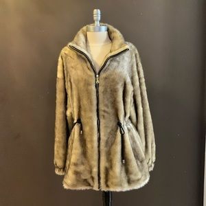 ZARA woman outerwear  faux fur jacket Autumn / Winter size large